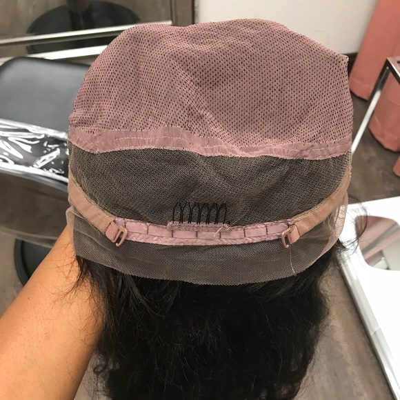 28 inch Full lace human hair natural wave wig - Picture 5 of 7